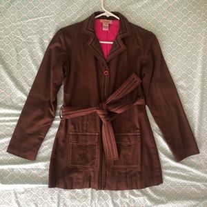NWOT girls trench coat